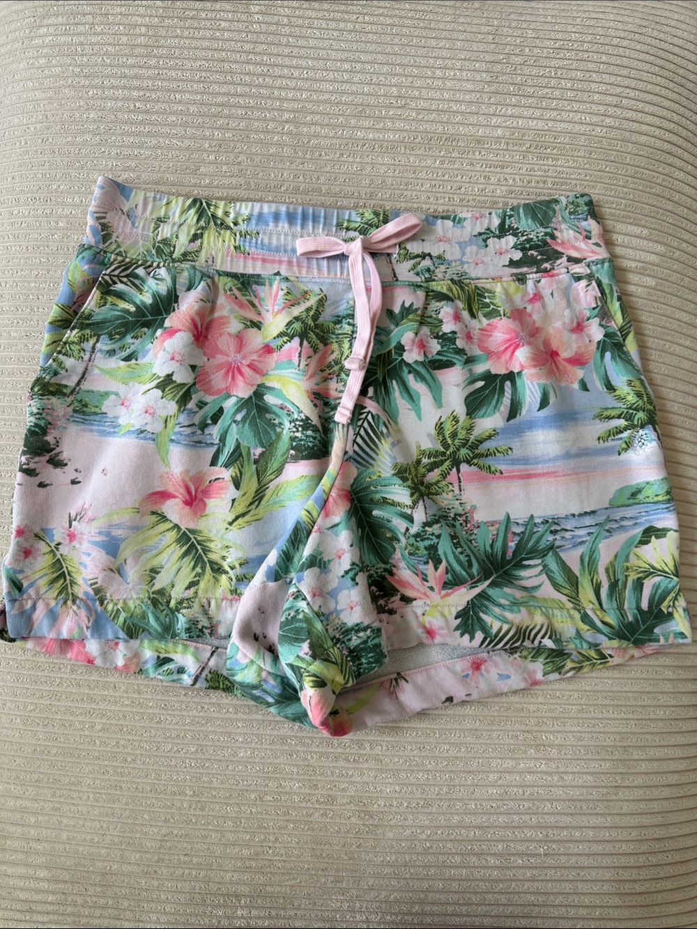 Tommy Bahama Marina del Mar Ocean Vida Cotton Shorts Women’s Size L